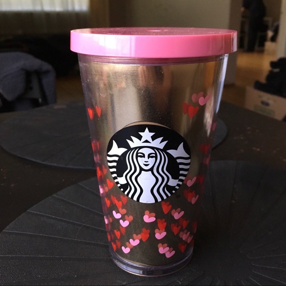 Starbucks hearts LE tumbler Valentine’s 💕💞